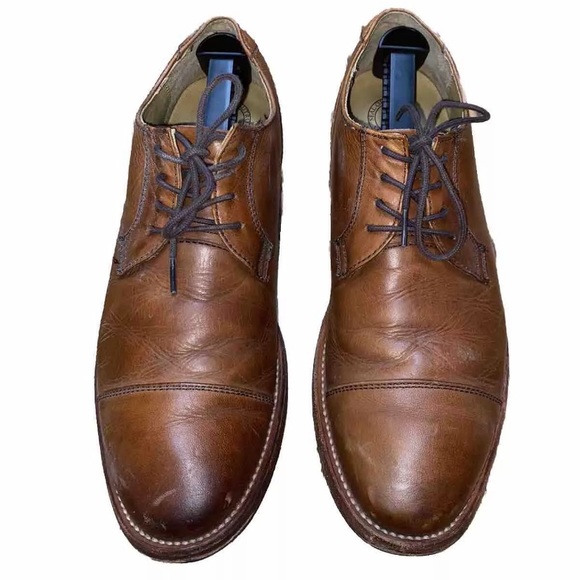 Seal of the Sutro Brown Leather Oxfrod/Darby shoes sz 11D Men’s - Picture 2 of 14